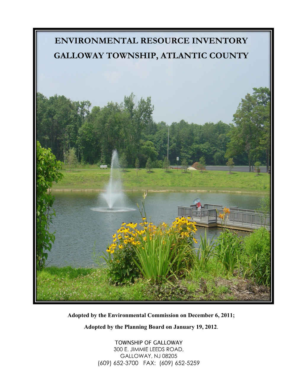Environmental Resource Inventory Galloway Township, Atlantic County