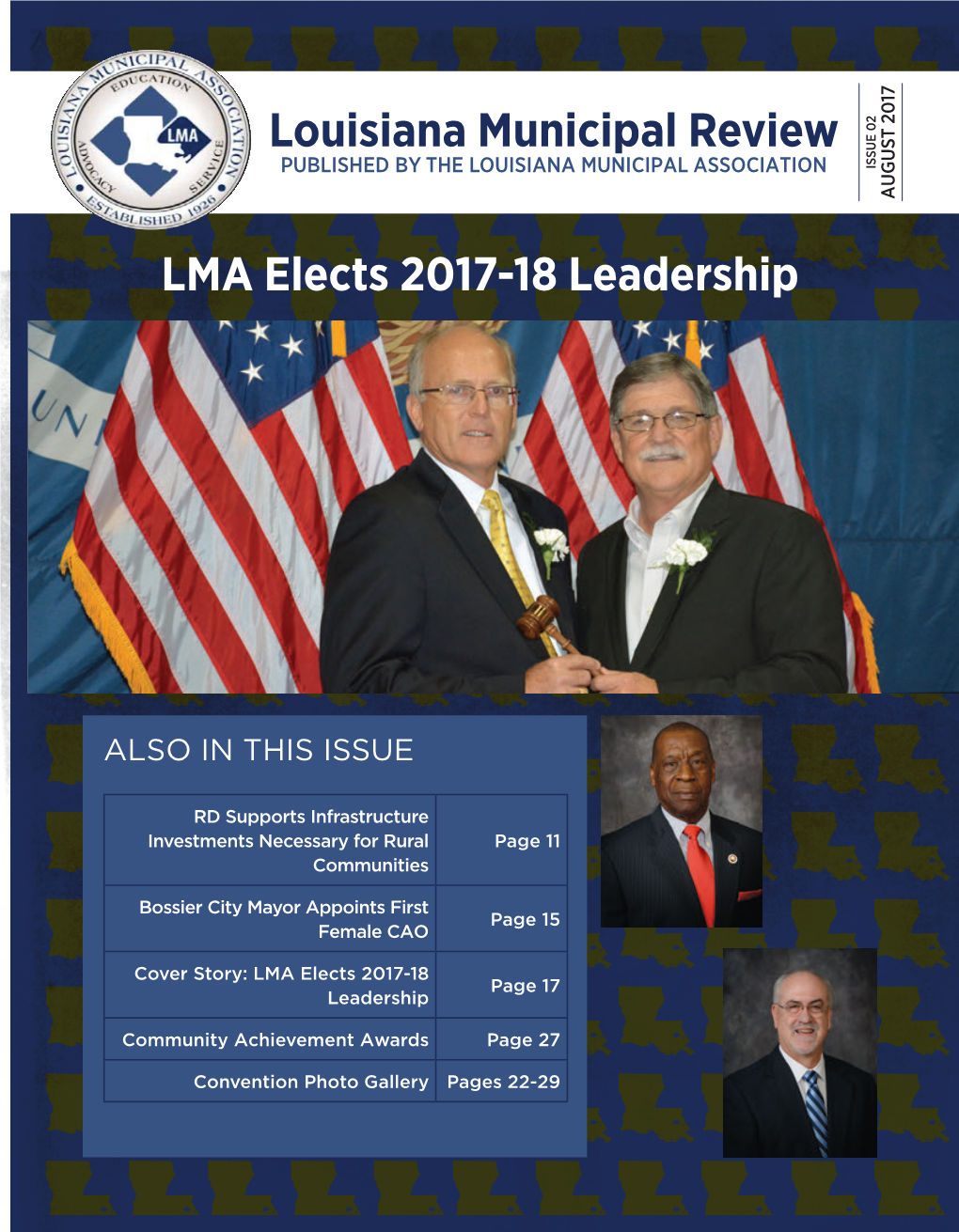 Louisiana Municipal Review LMA Elects 2017-18 Leadership