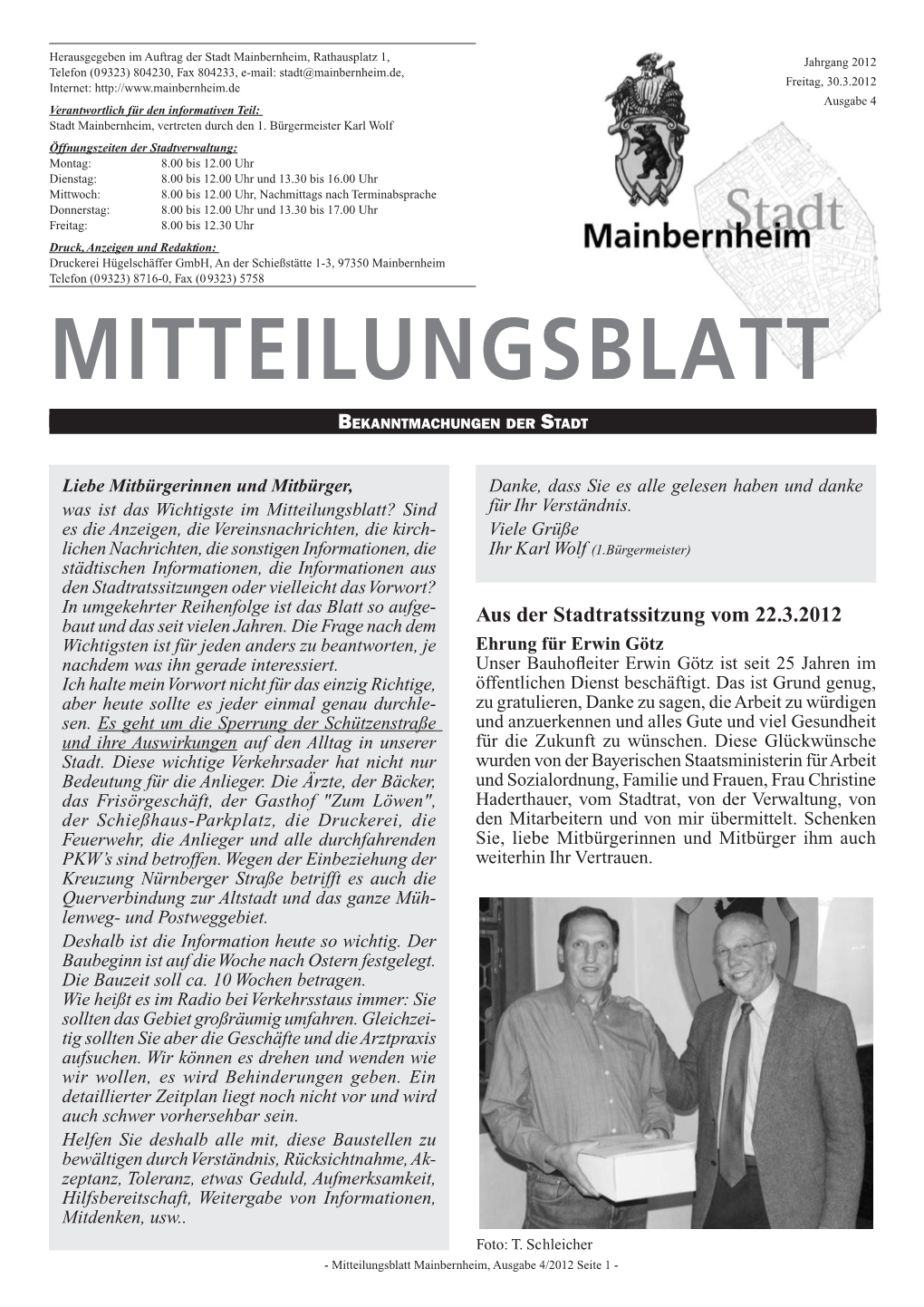 Mitteilungsblatt