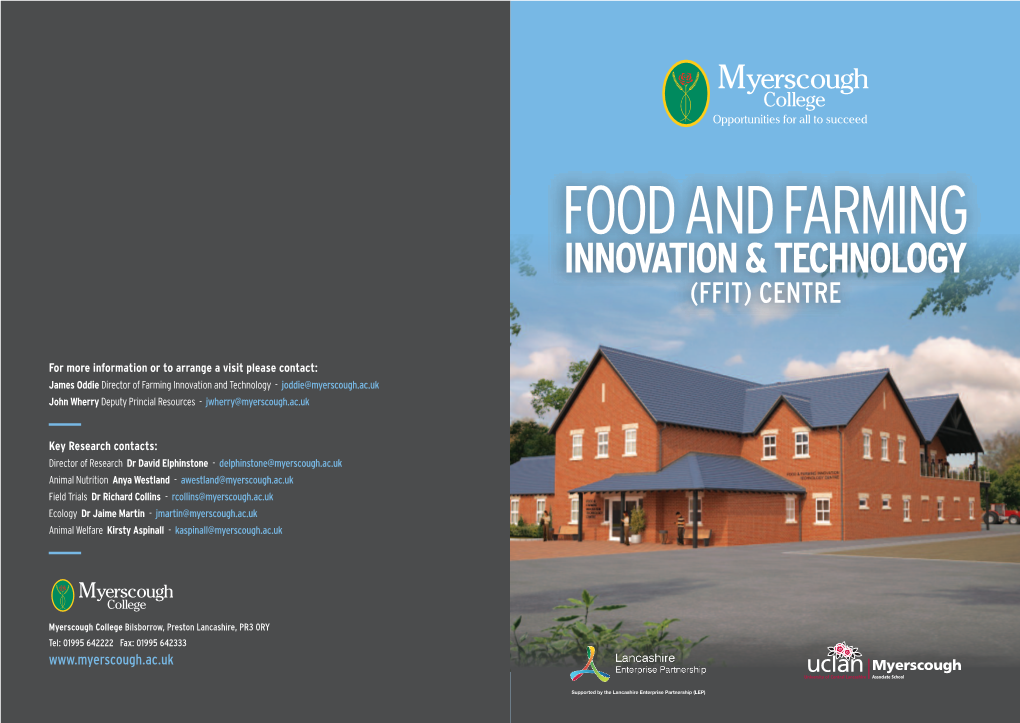 Food and Farming Innovation & Technology (Ffit) Centre