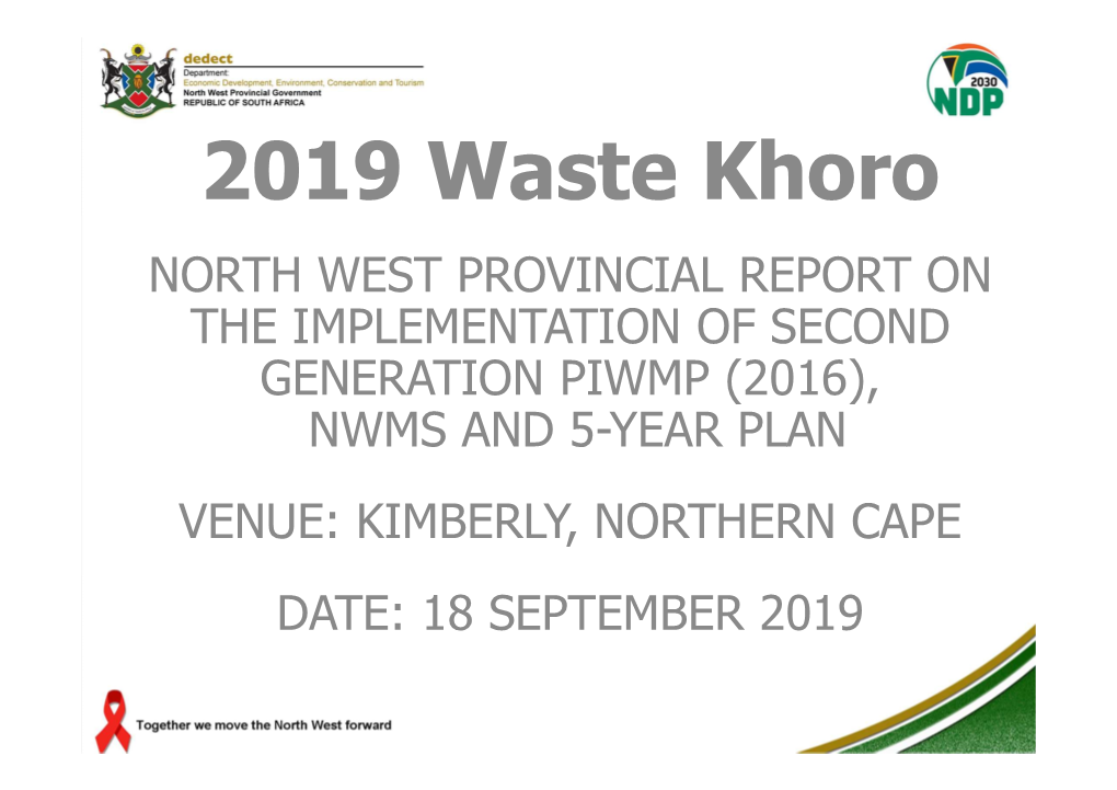 2019 Waste Khoro
