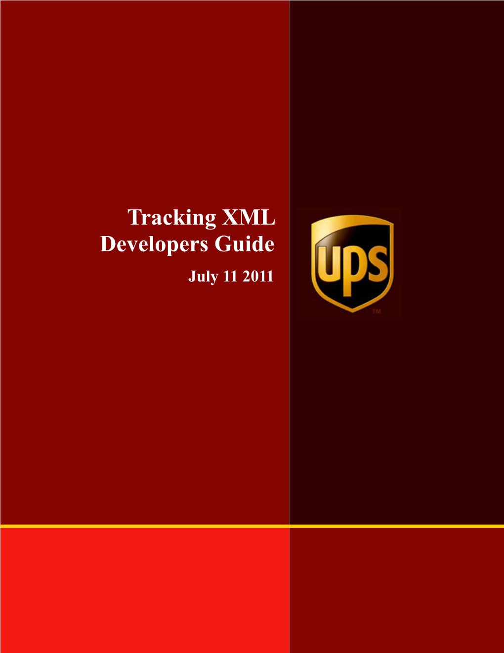 Tracking - XML 7/11/2011