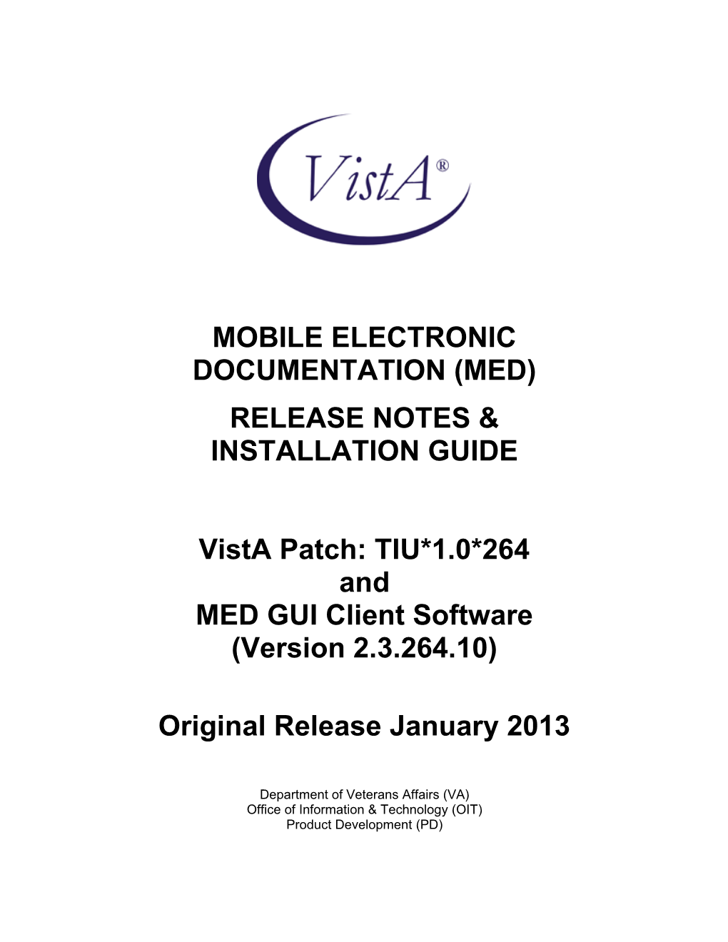 Mobile Electronic Documentation Installation Guide