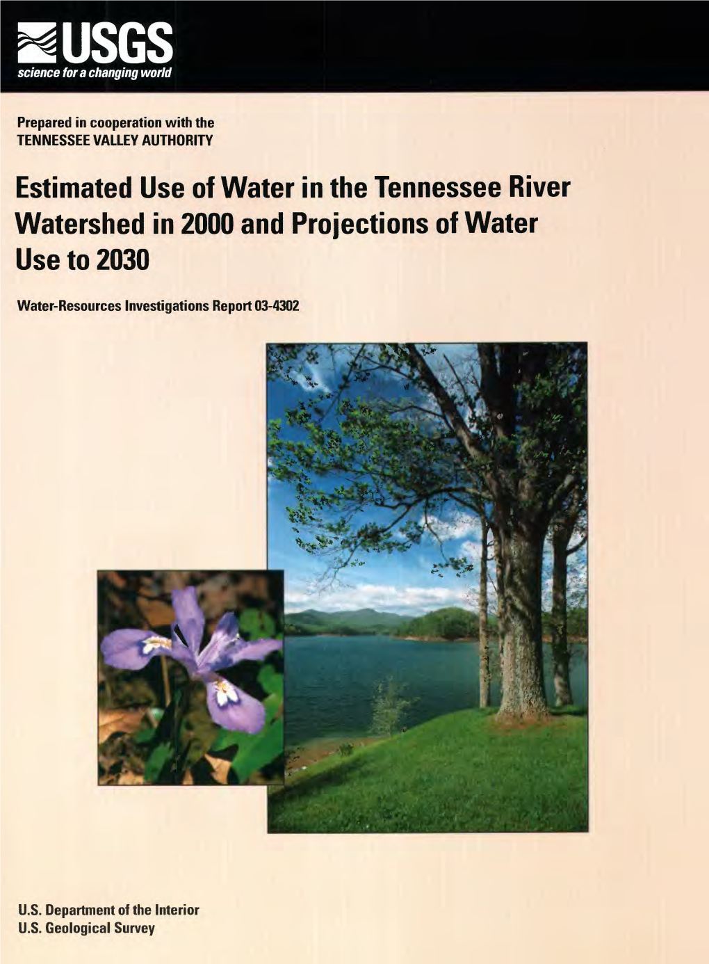 Estimated Use of Water in the Tennessee River Watershed in 2000 and Projections of Water Use to 2030