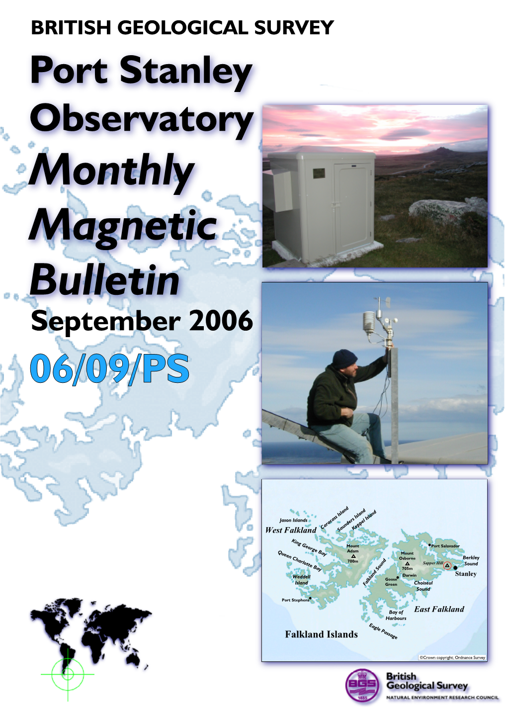 Port Stanley Observatory Monthly Magnetic Bulletin September 2006 06/09/PS
