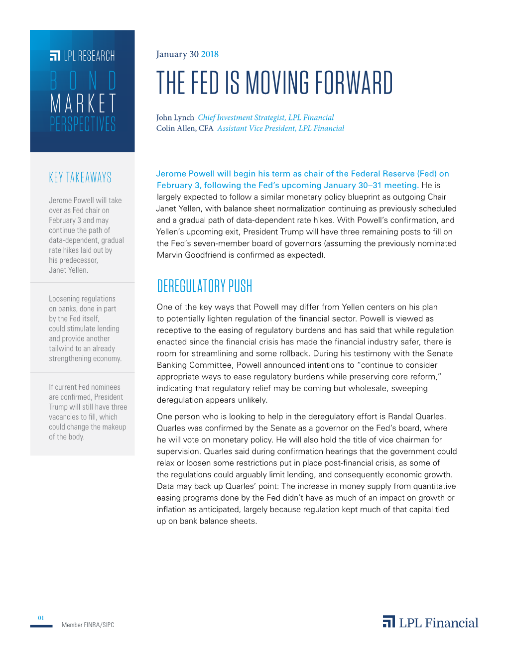 Bond Market Perspectives – the Fed Is Moving Forward