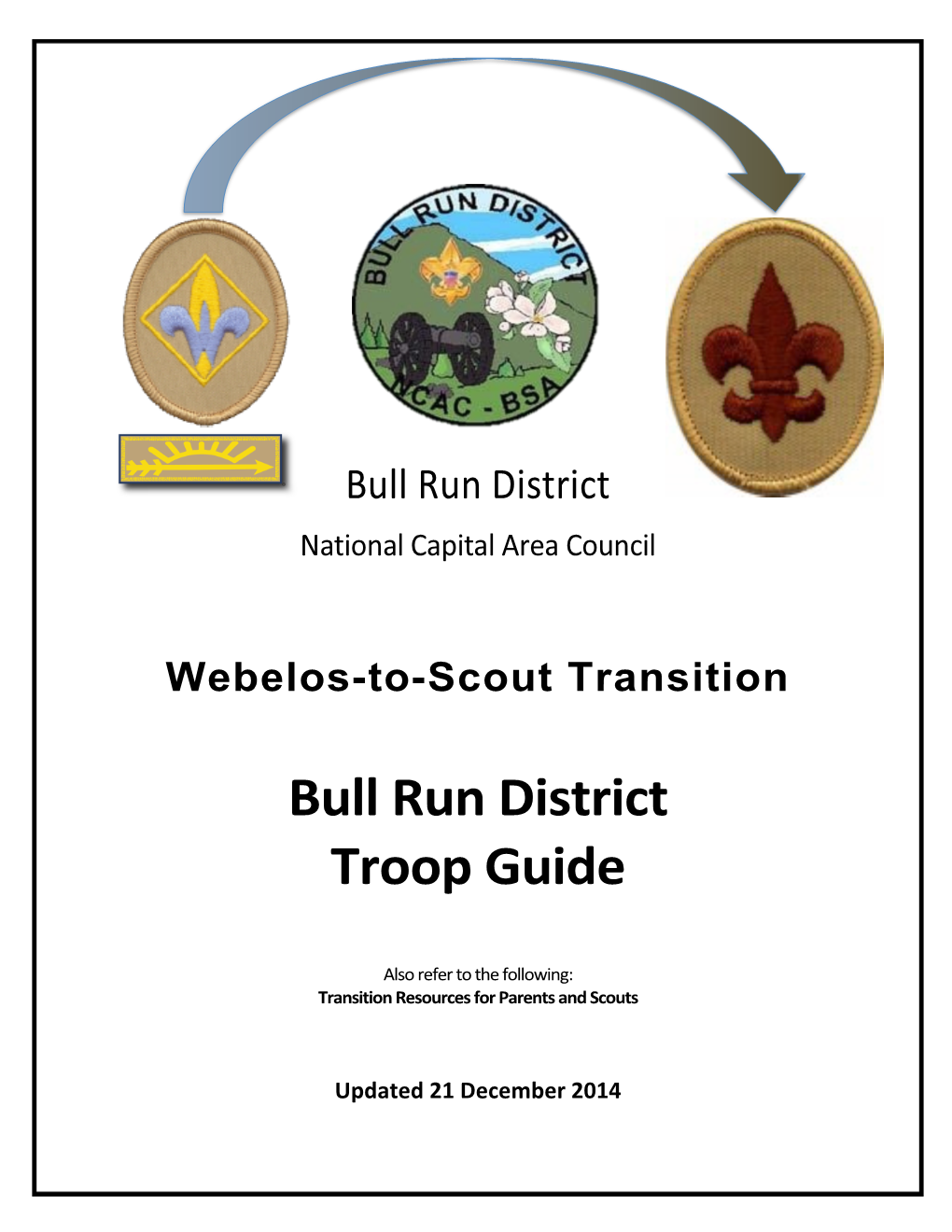Bull Run District Troop Guide