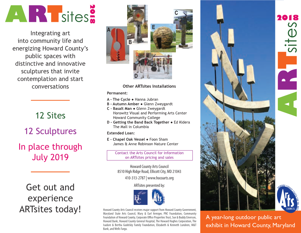 Get out and Experience Artsites Today!
