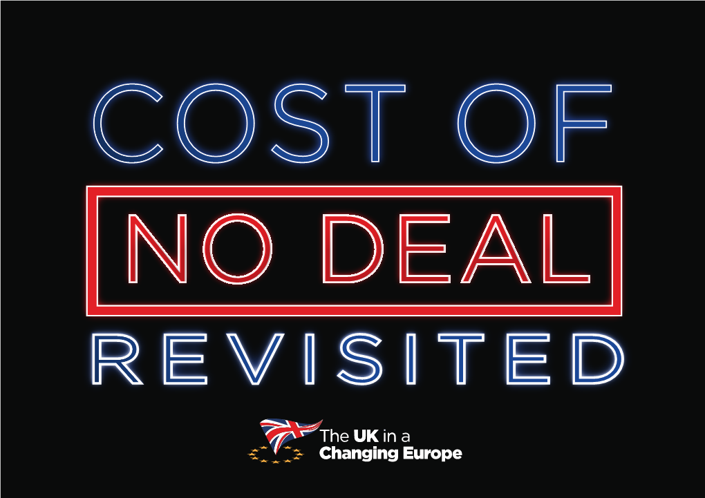 COST of NO DEAL REVISITED Contents Foreword Introduction