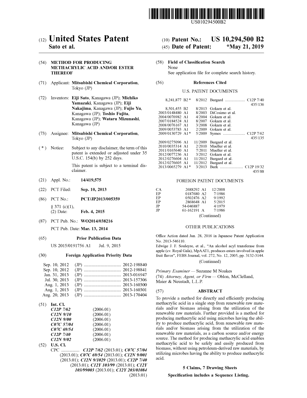 ( 12 ) United States Patent