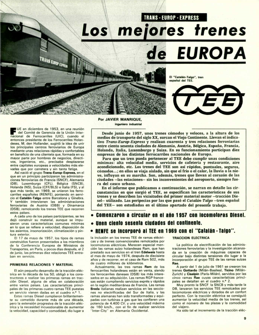 Los Me Jores Trenes De EUROPA