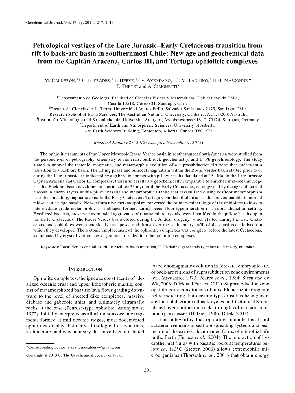 Petrological Vestiges of the Late Jurassic–Early