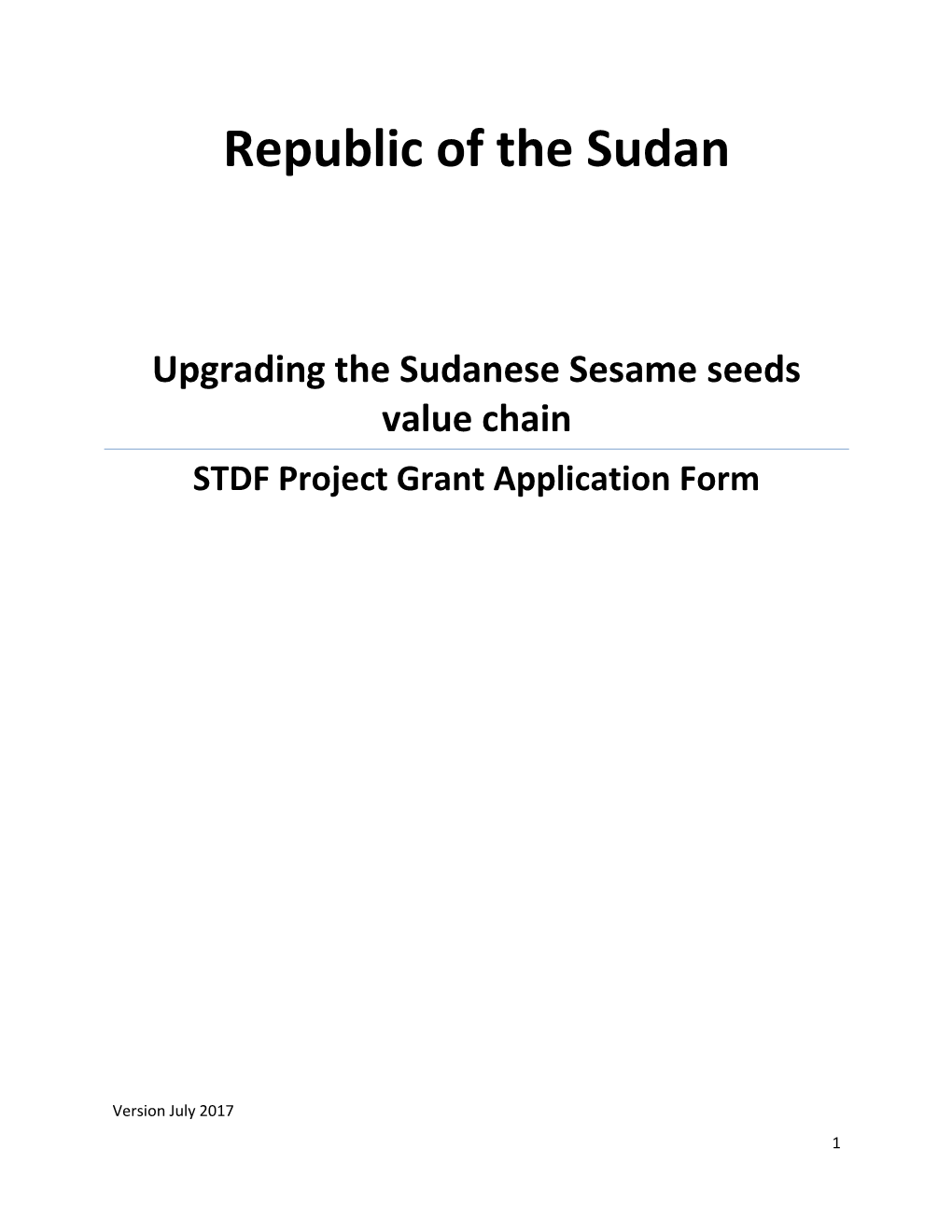 Republic of the Sudan