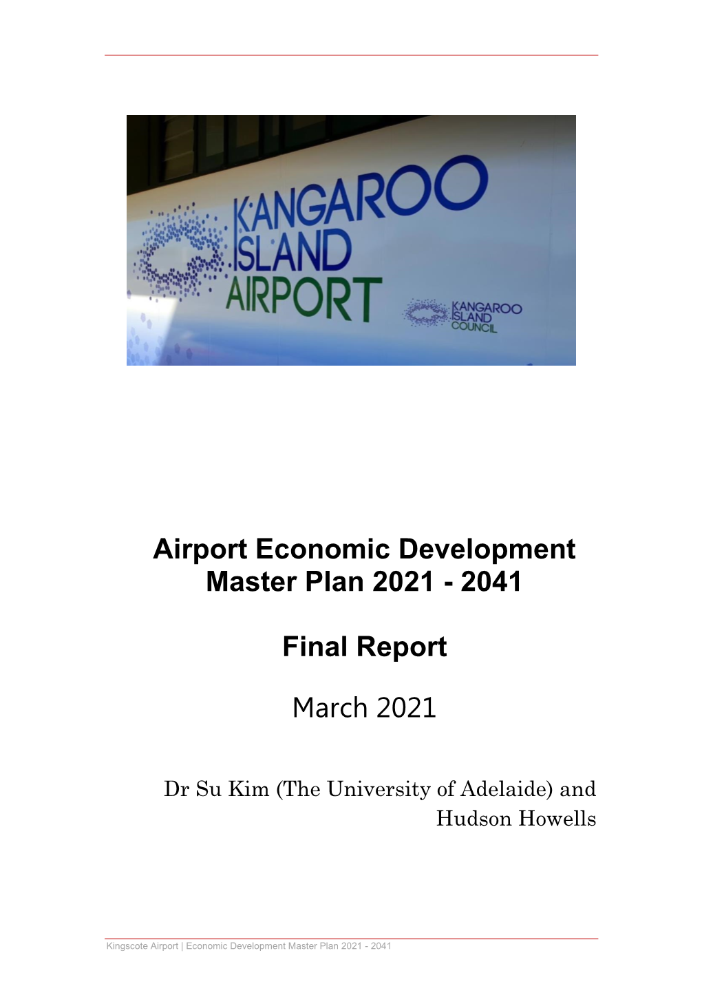 Airport Economic Development Master Plan 2021 - 2041