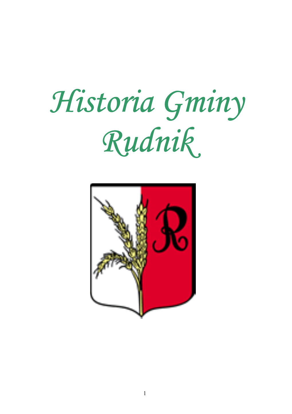 Historia Gminy Rudnik