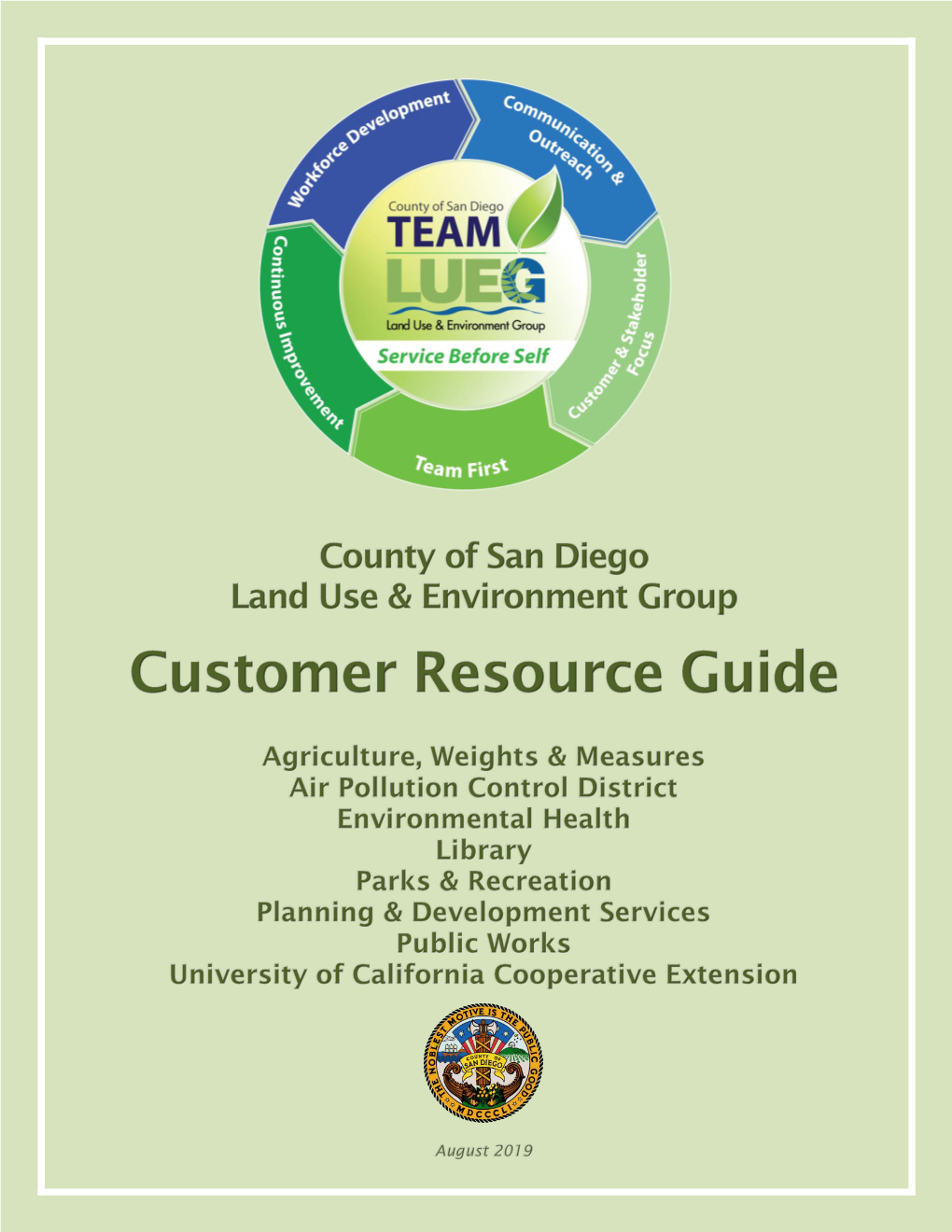 LUEG Customer Resource Guide