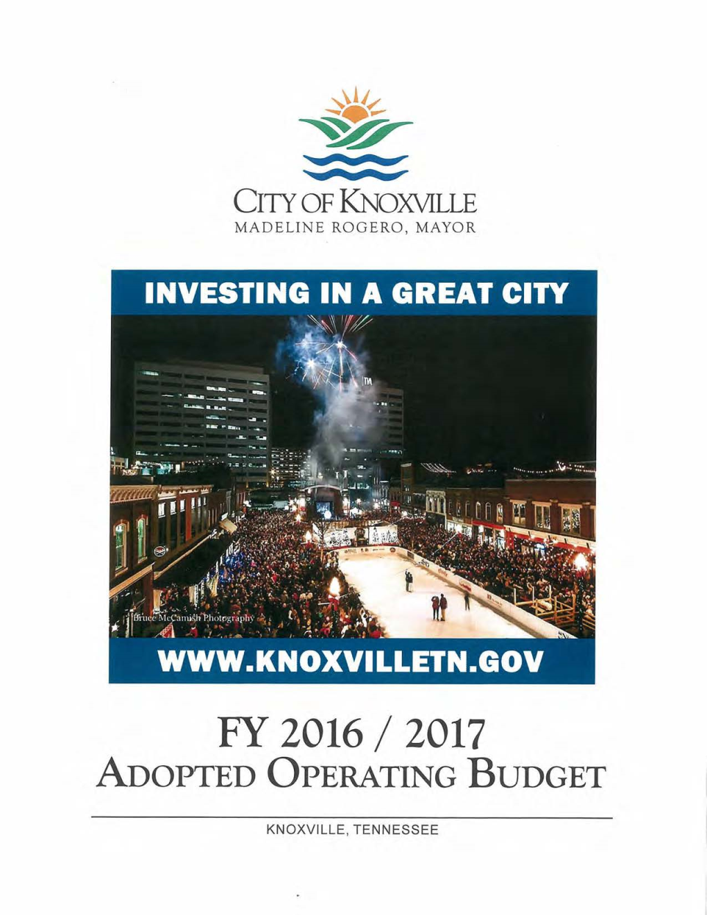 Fy 2016 I 2017 Adopted Operating Budget