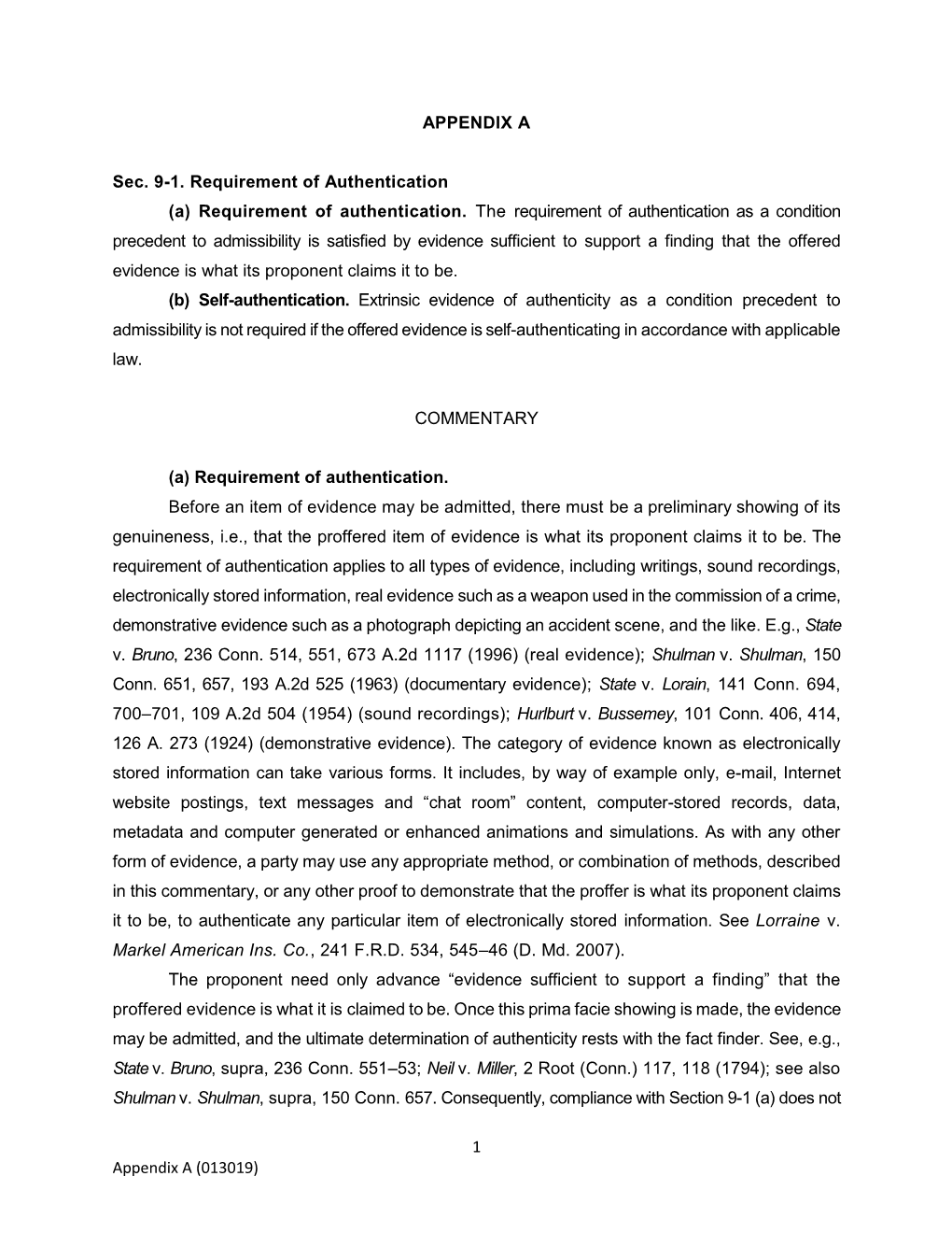 1 Appendix a (013019) APPENDIX a Sec. 9-1. Requirement Of