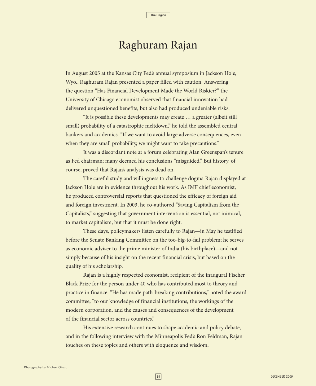 Raghuram Rajan