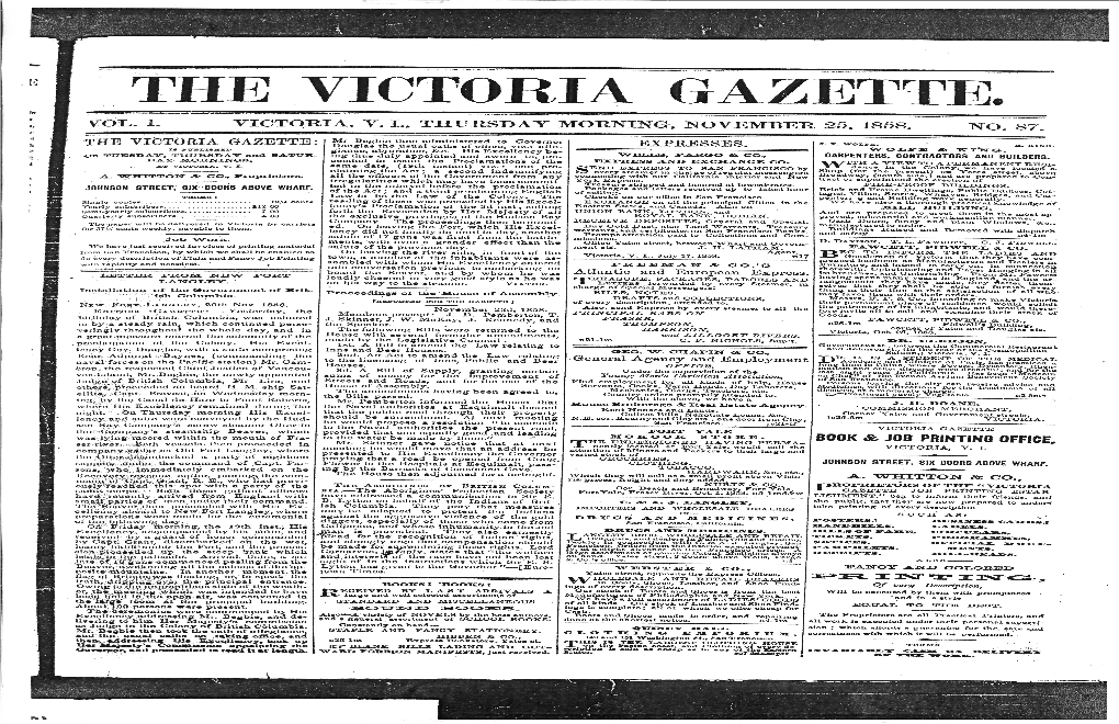 Victoria Gazette 25-11-1858.Pdf