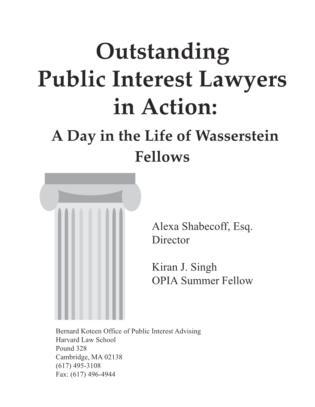 Outstanding Public Interest Lawyers in Action (.Pdf)