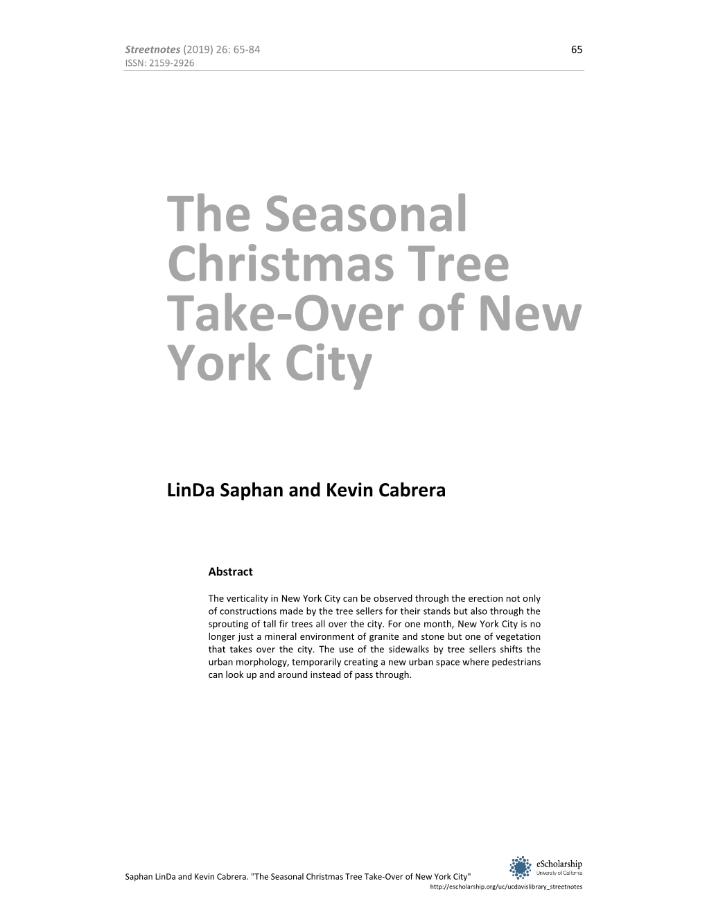 The Seasonal Christmas Tree Take-Over of New York City