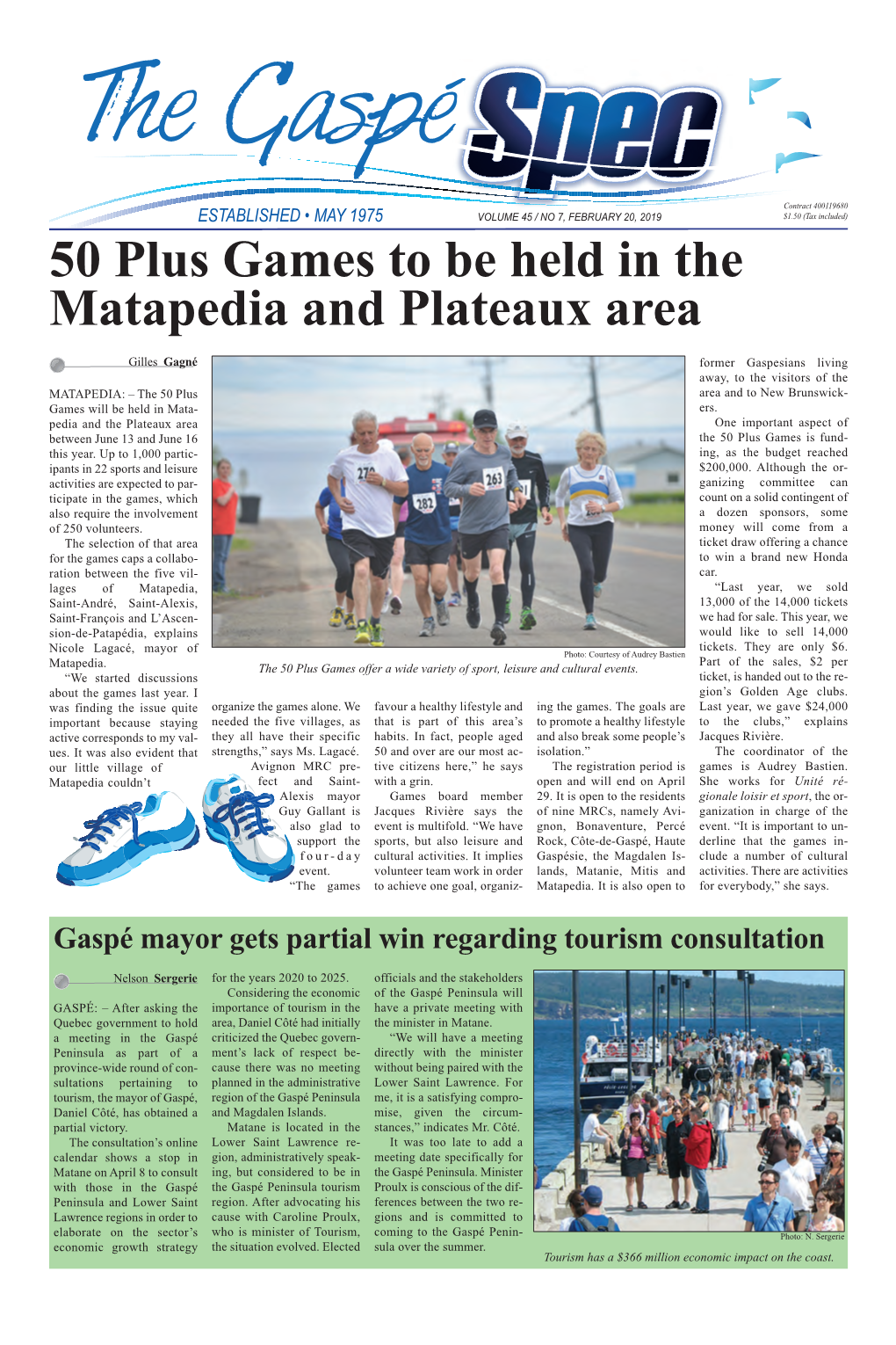 50 Plus Games to Be Held in the Matapedia and Plateaux Area