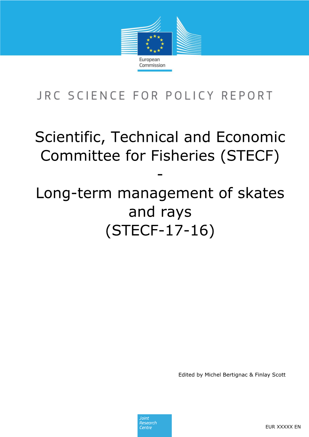 Long-Term Management of Skates and Rays (STECF-17-16)