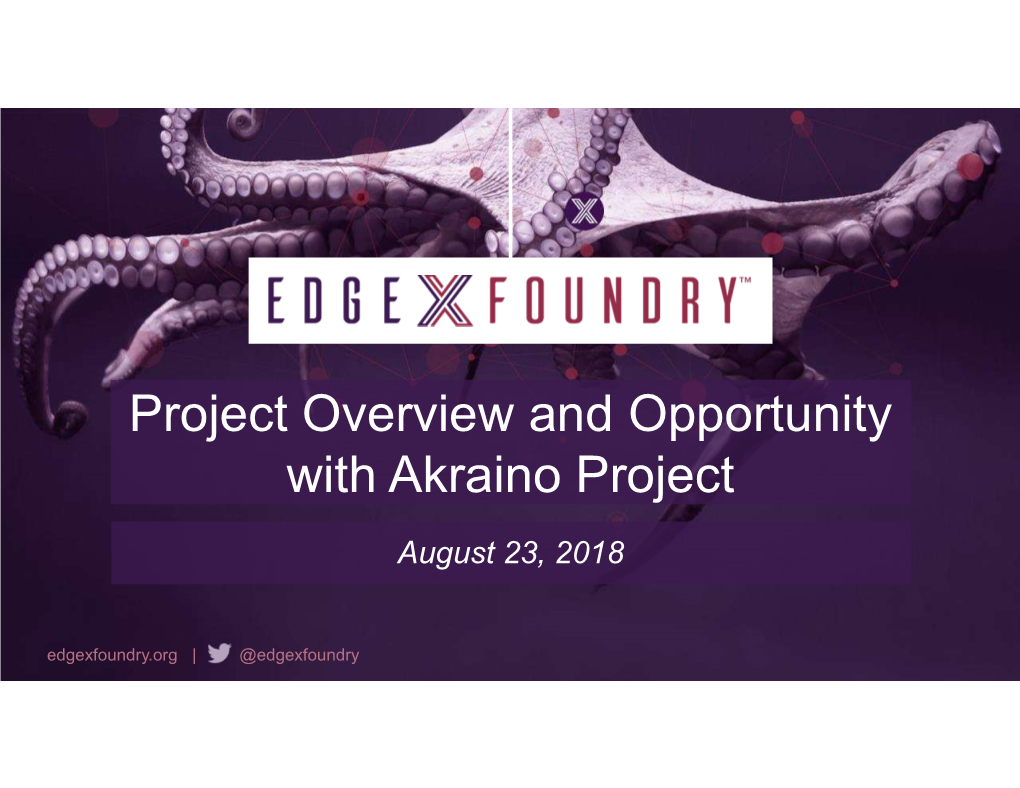 Edgex-Foundry-Summit