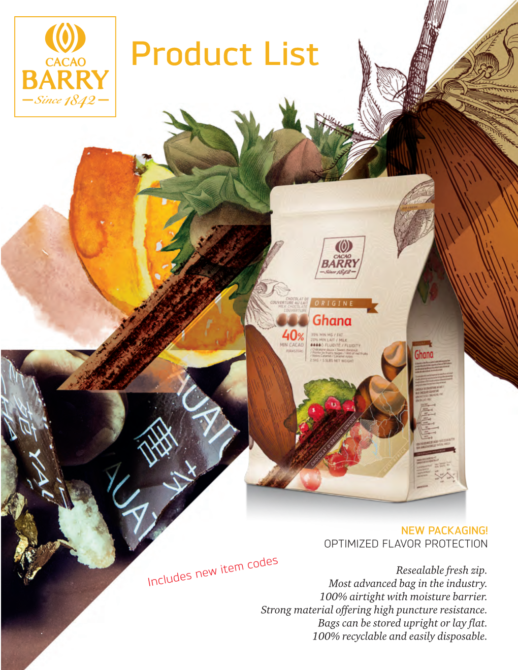 Cacao Barry Products 2015