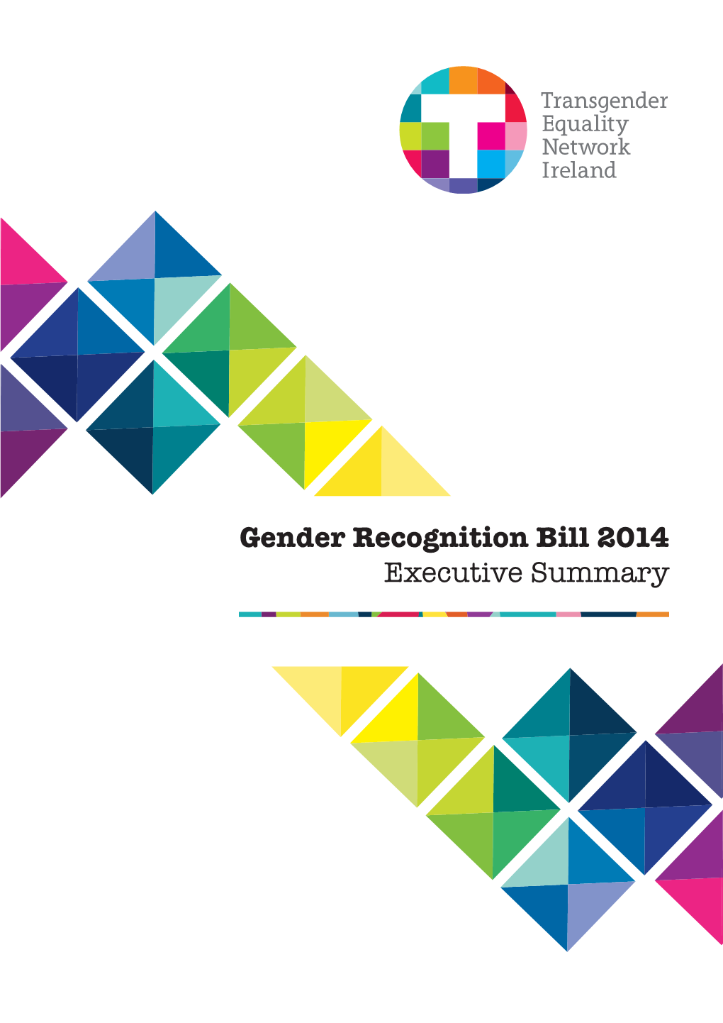 Gender Recognition Bill 2014 Executive Summary © 2015 Transgender Equality Network Ireland (TENI)