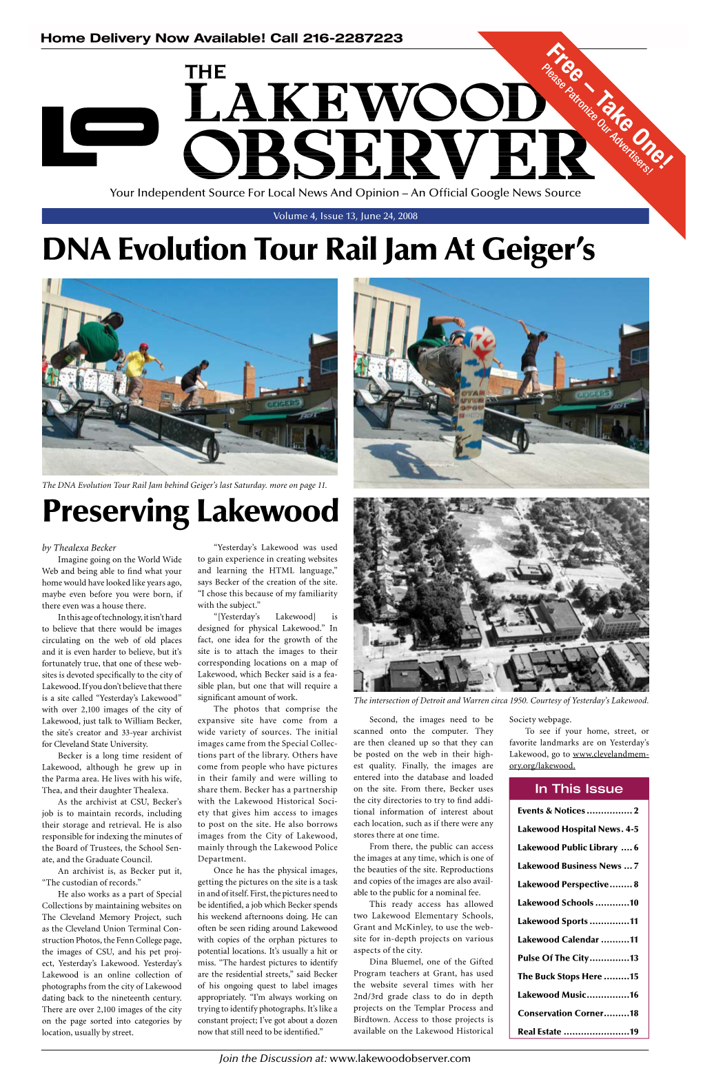 Preserving Lakewood DNA Evolution Tour Rail Jam at Geiger's