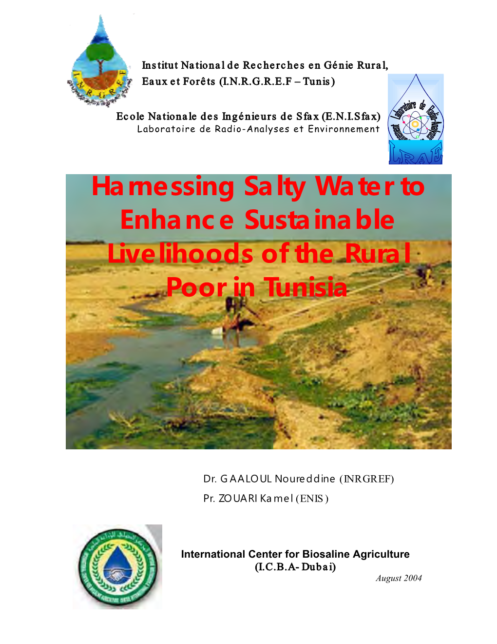 Harnessing Salty Water to Enhance Sustainable Livelihoods of the Rural Poor in Tunisia