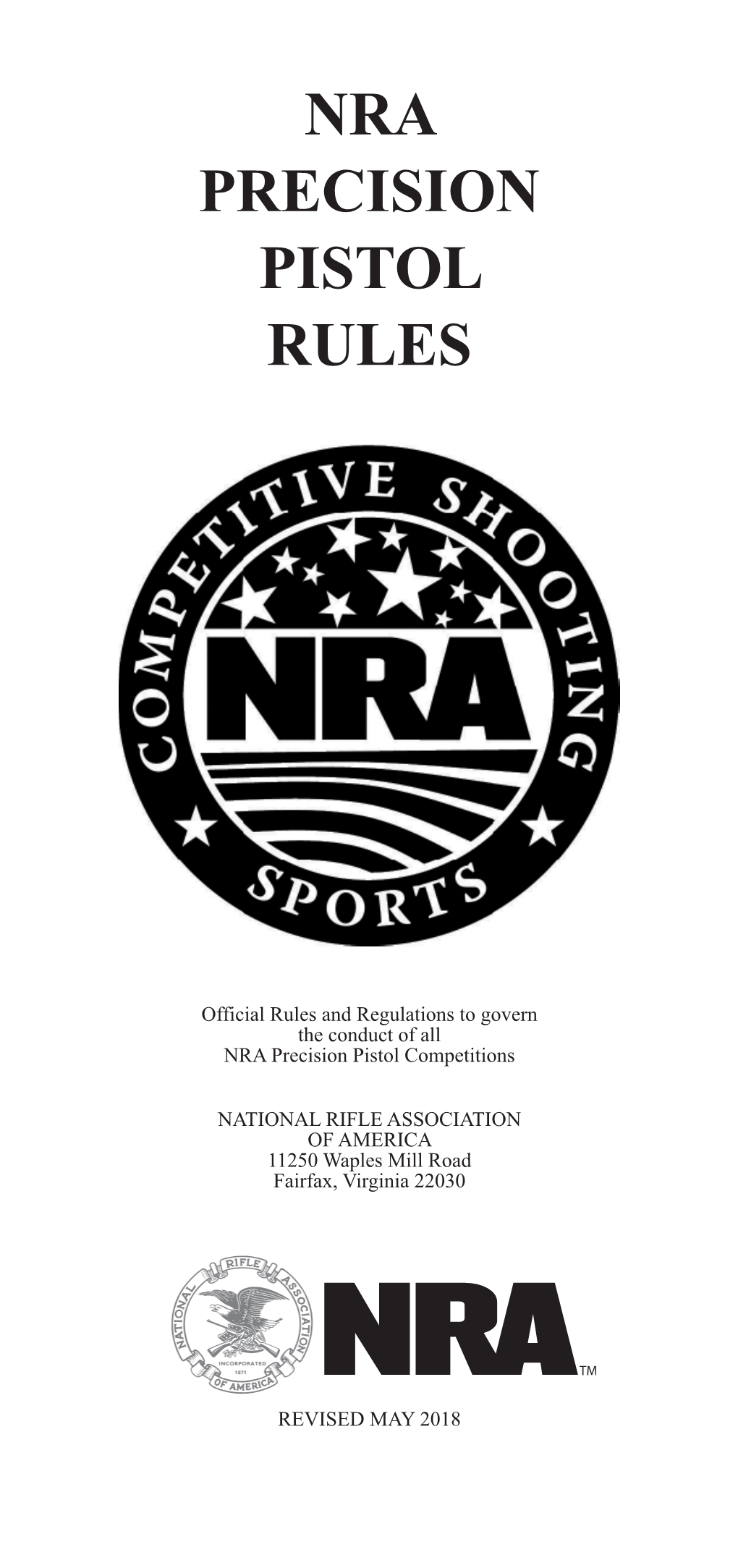 Nra Precision Pistol Rules