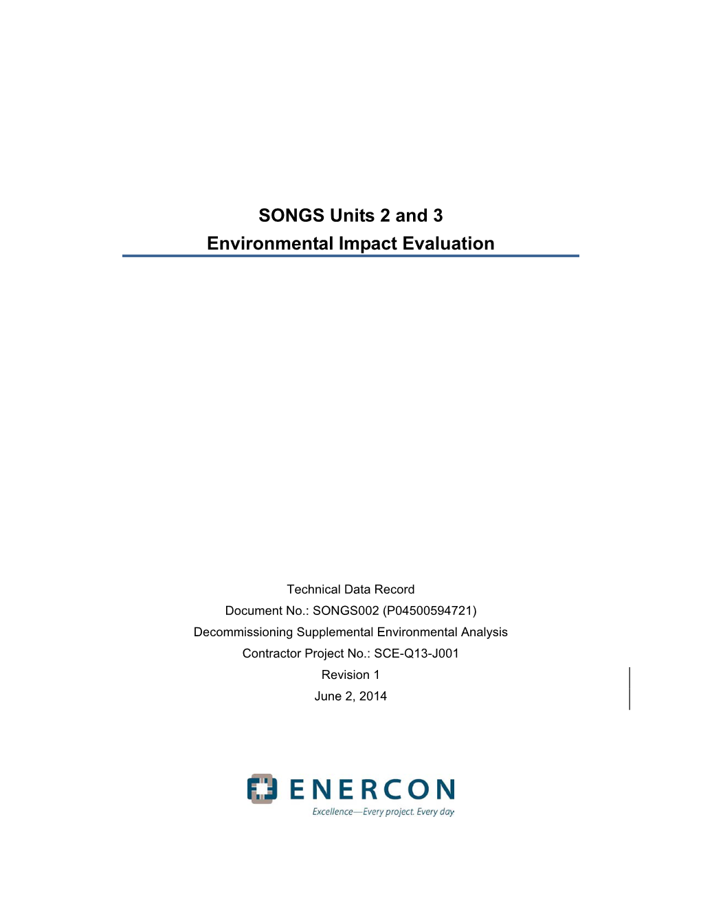 Environmental Impact Evaluation