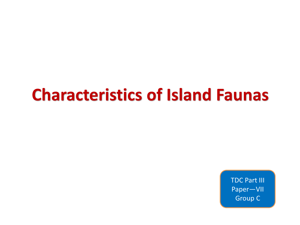 Fauna of Galapagos Islands