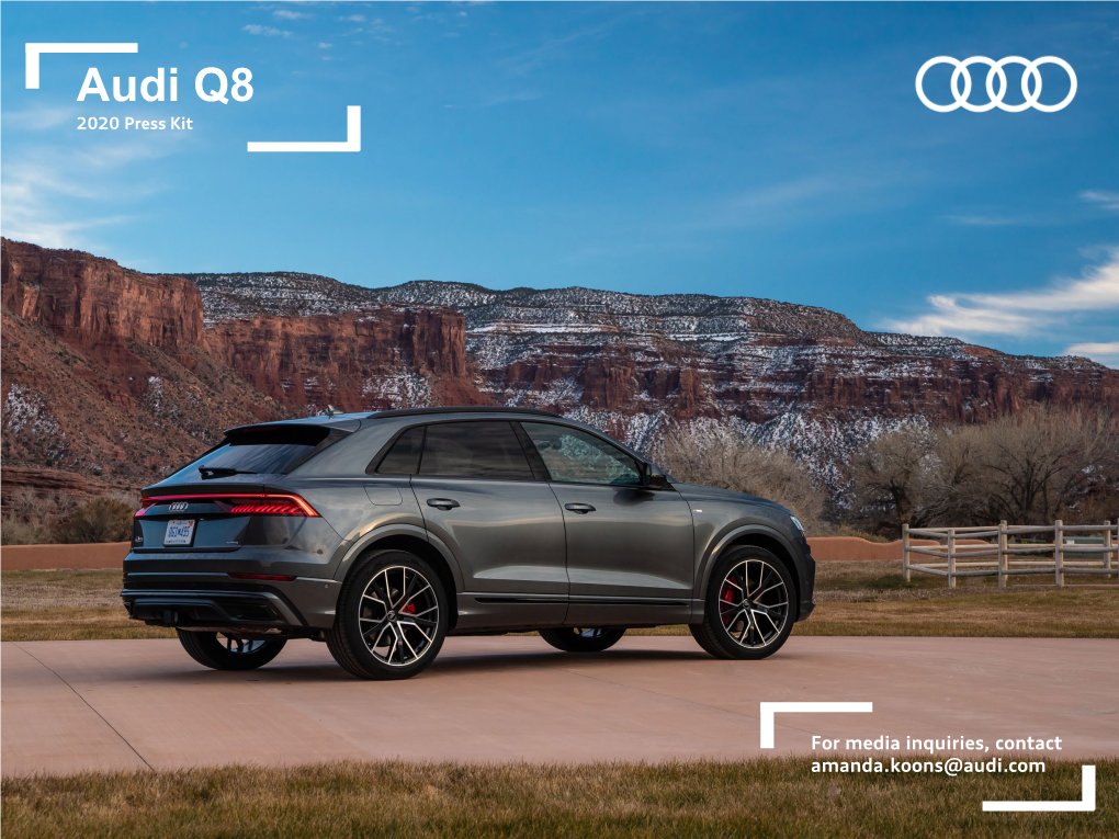 Audi Q8 2020 Press Kit