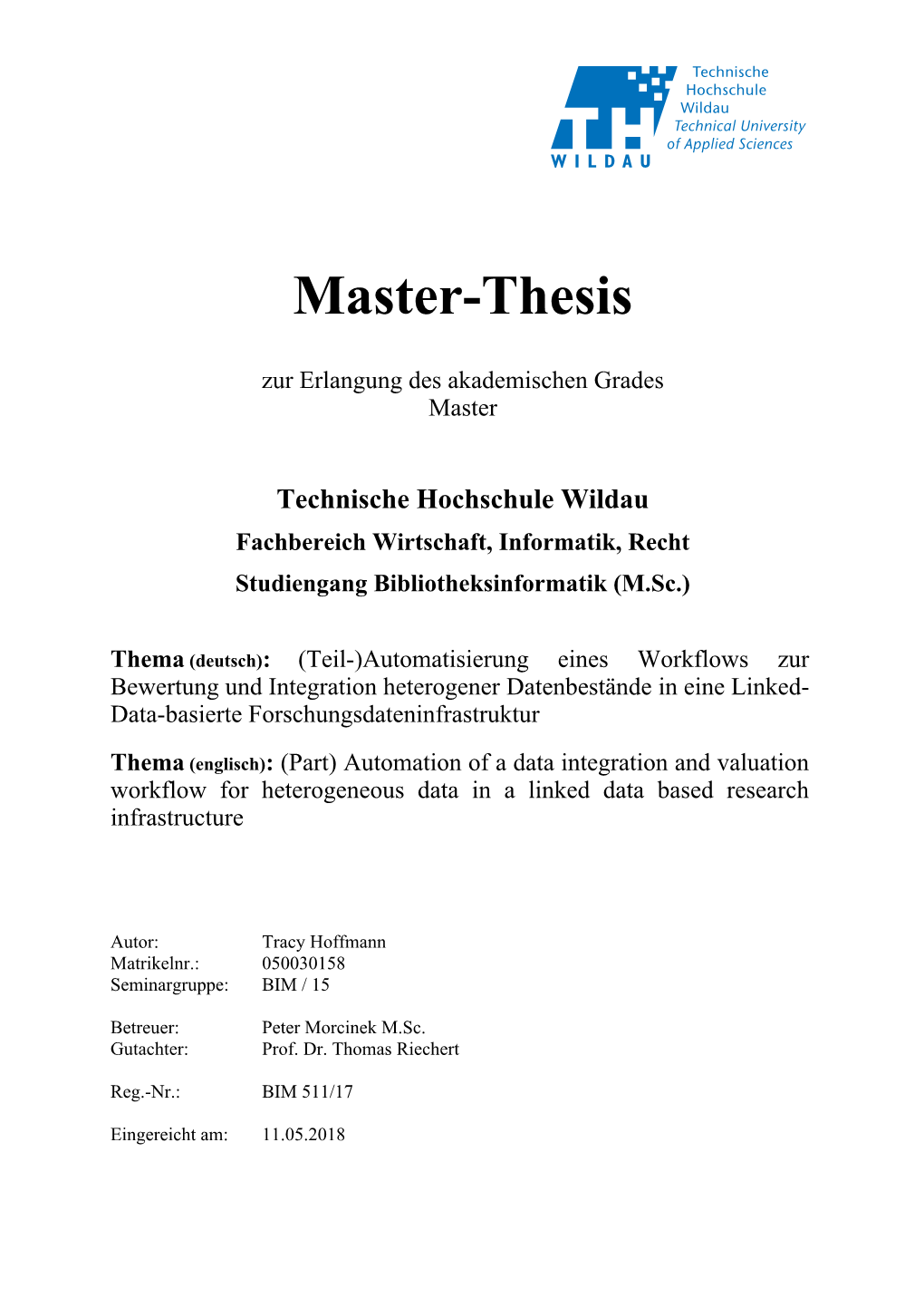 Master-Thesis