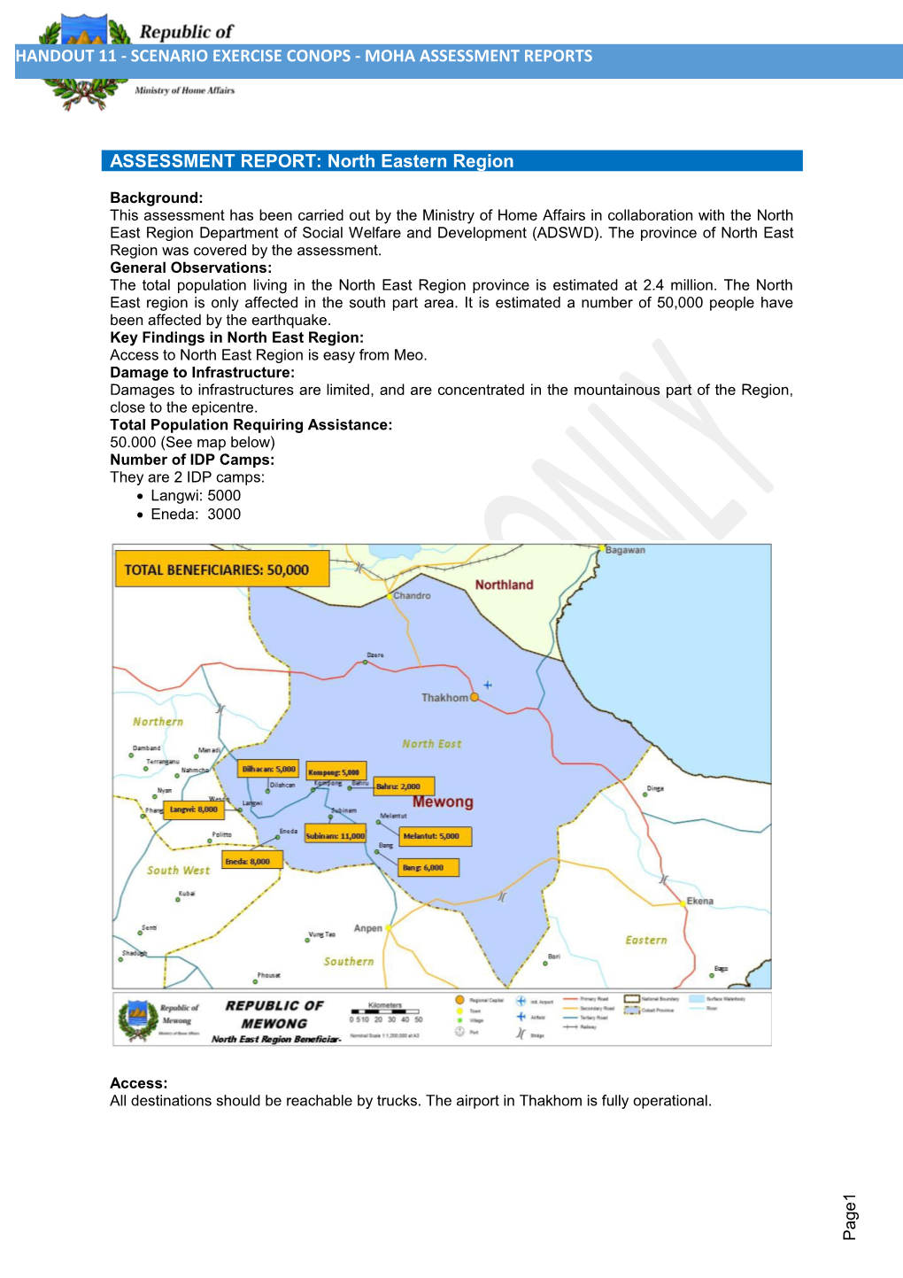 Rapid Assessment Report of Landslide in Jawzgoon Valley in Fayzabad, Badakshan