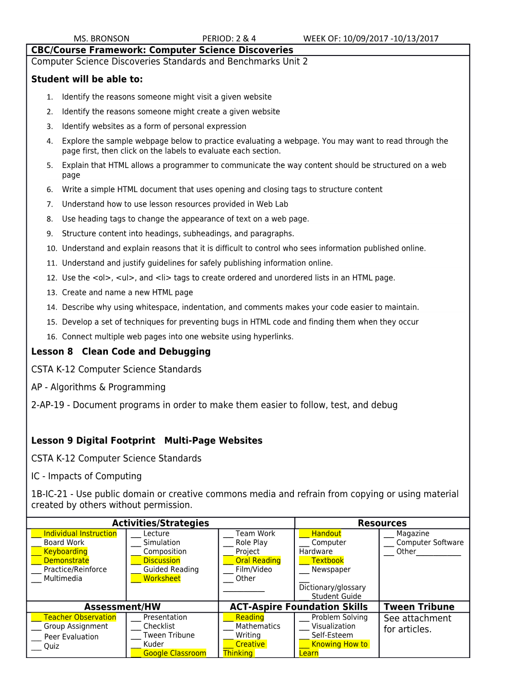 Career Preparation a LESSON PLAN s1