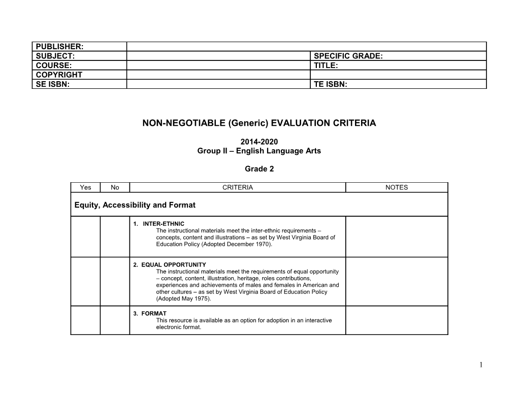 Mathematics Content Standards K-12