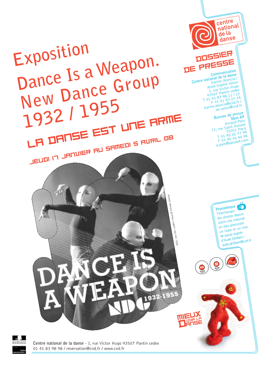 Exposition Dance Is a Weapon. New Dance Group 1932 / 1955