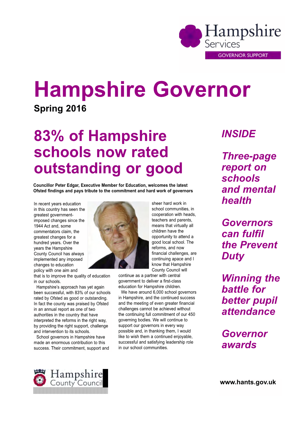 Hampshire Governor Spring 2016