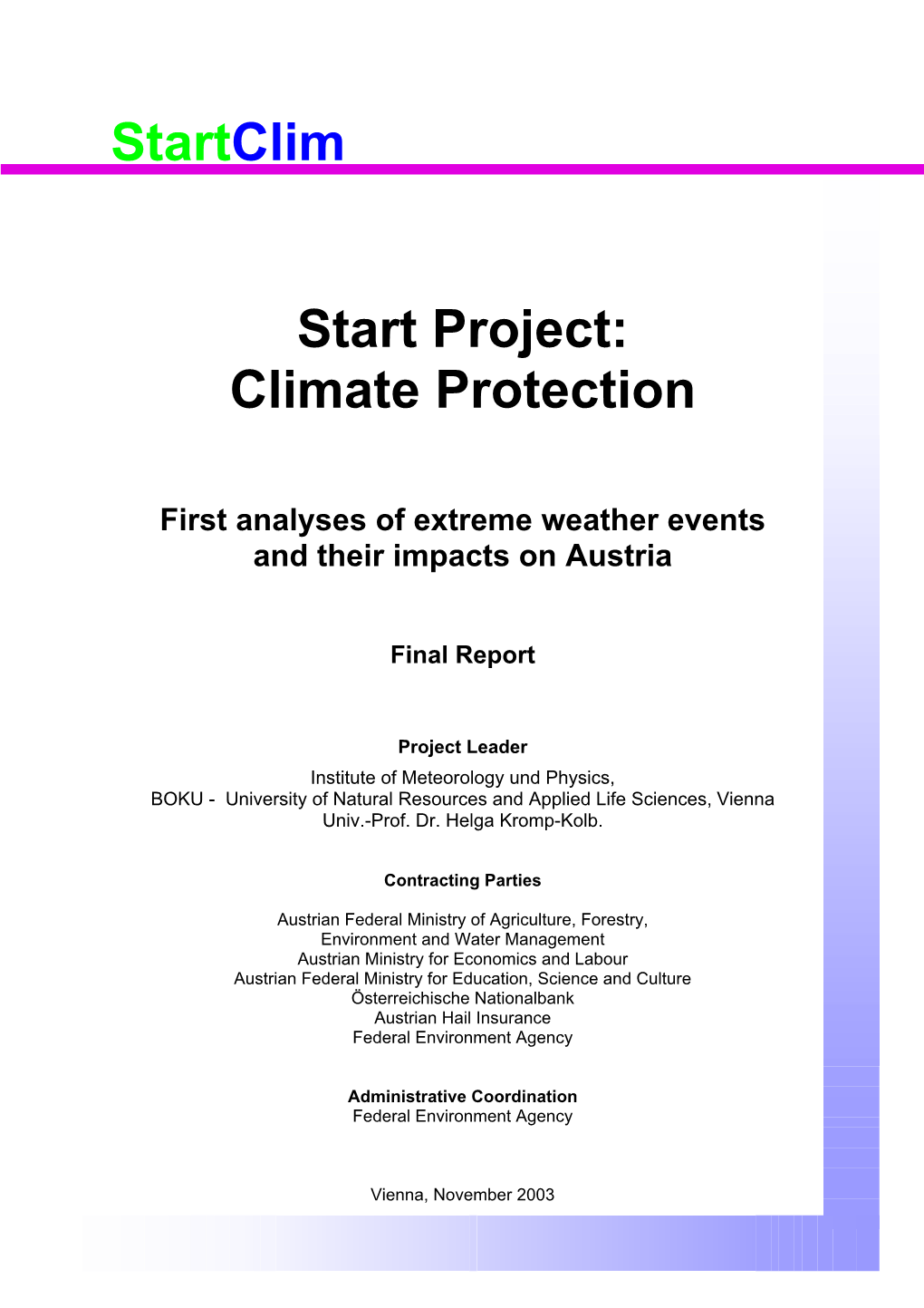 Climate Protection