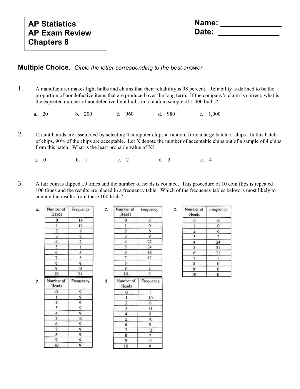 You Want to Measure the Physical Fitness of Students at Your School