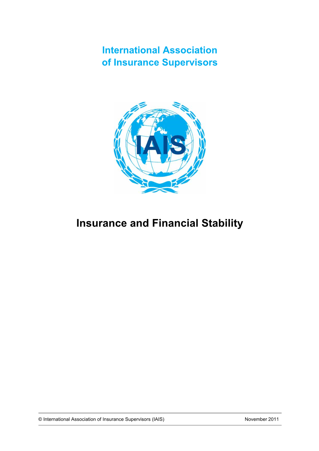 Insurance and Financial Stability