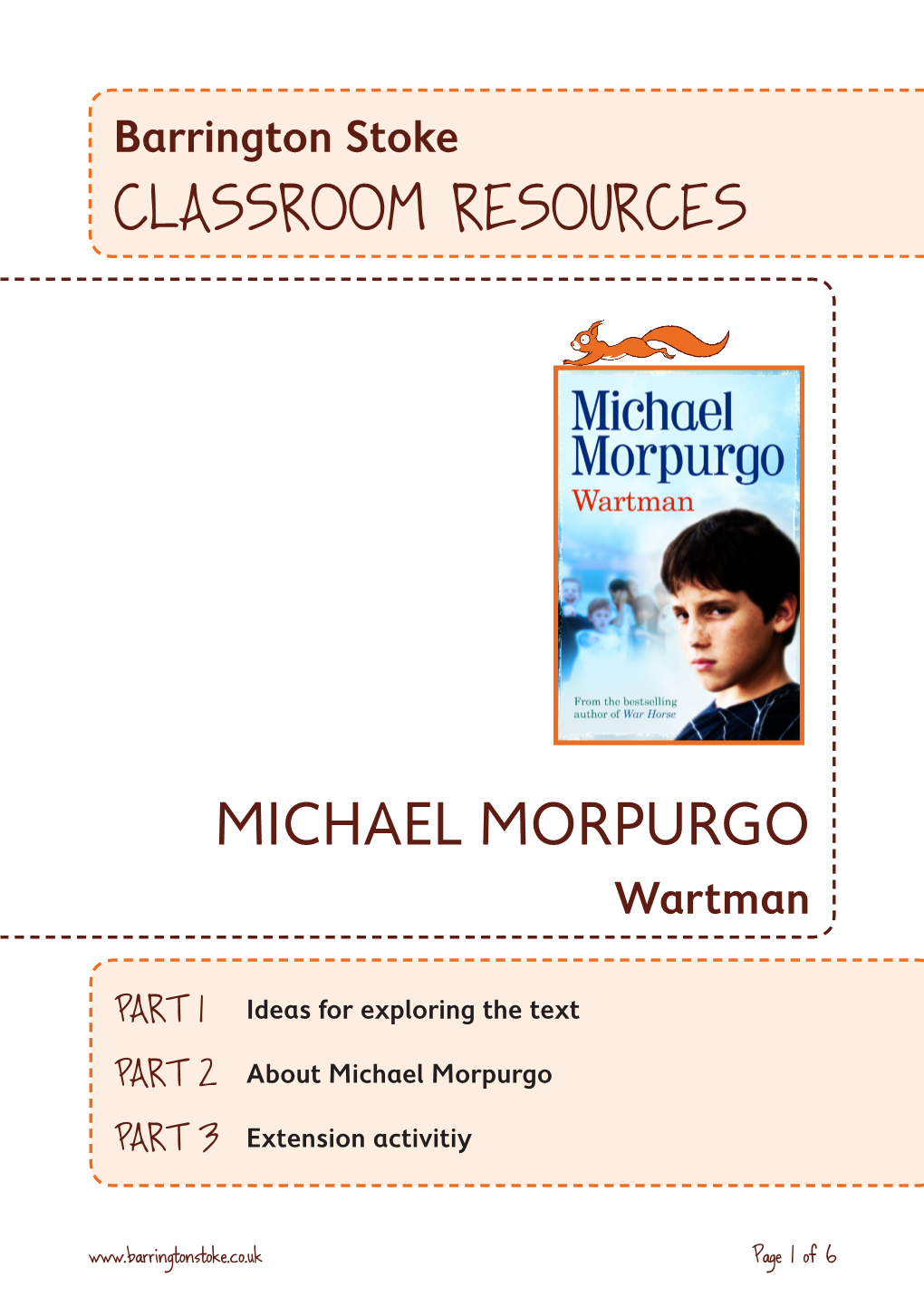 Michael Morpurgo Wartman