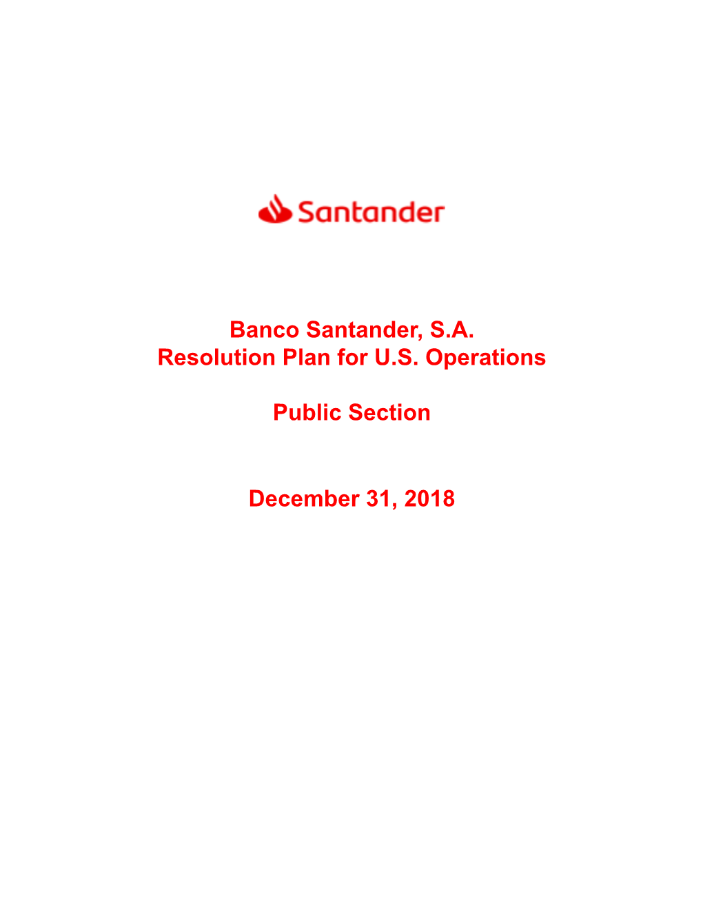 Banco Santander, S.A