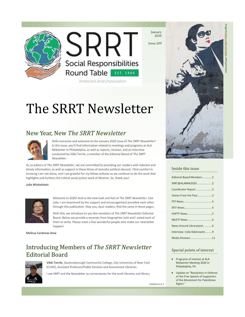 The SRRT Newsletter