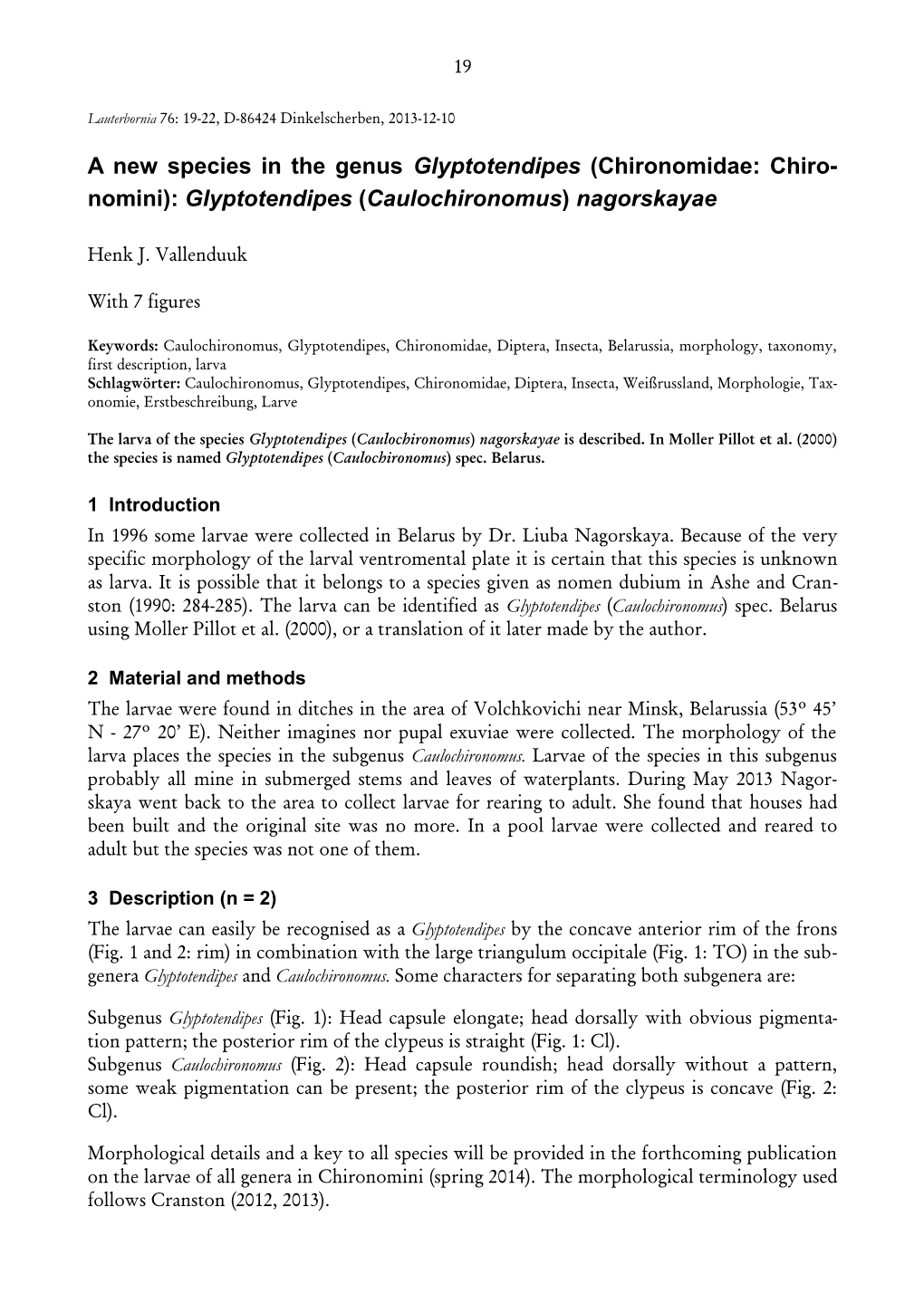Glyptotendipes (Caulochironomus) Nagorskayae